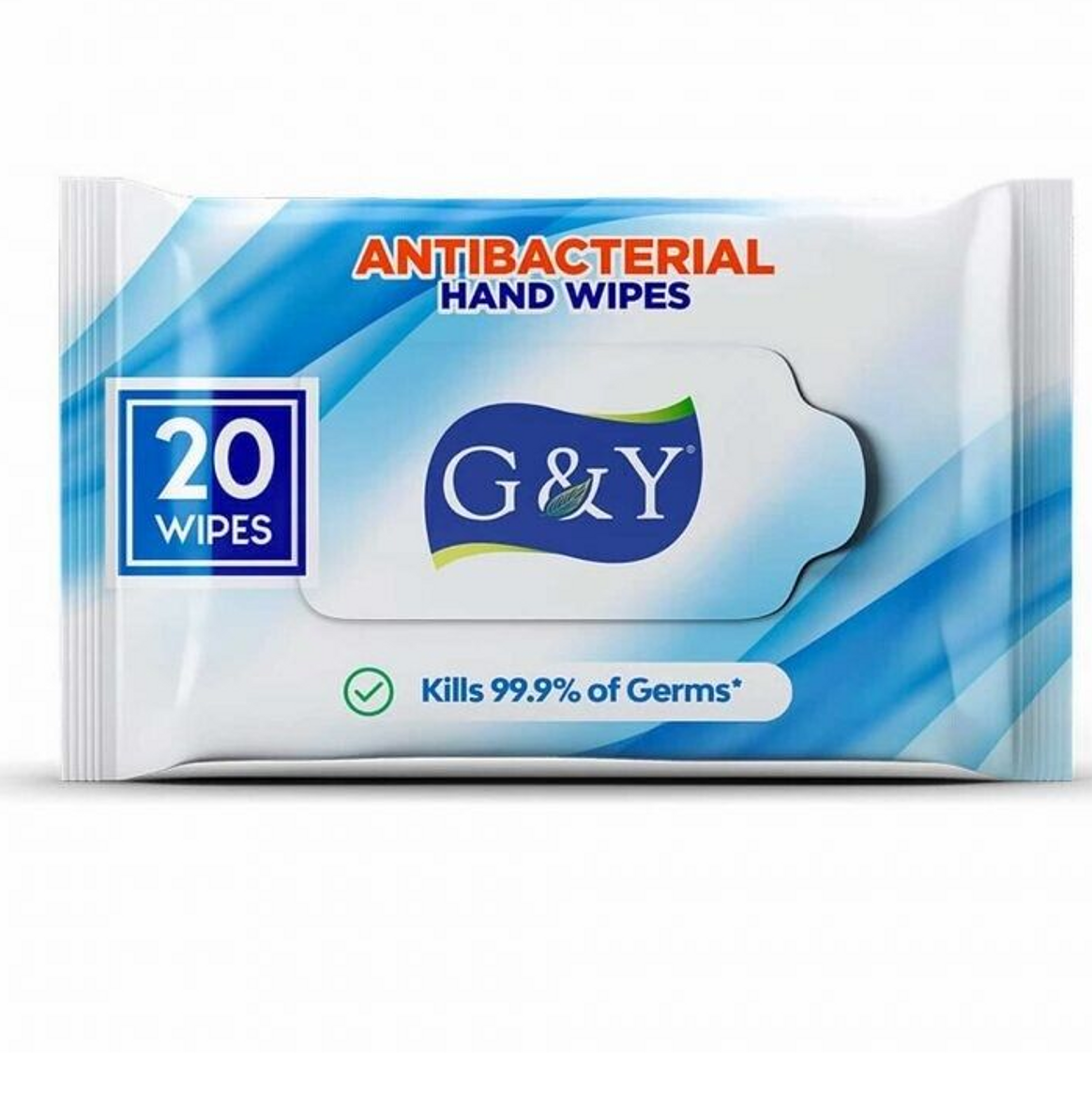 G&Y Antibacterial Hand Wipes (52 Packs / 20 per Pack)