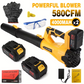 High Power Cordless Leaf Blower With 4.0Ah Battery, Six Speed Settings - Single Battery