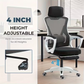 Office Chair With Foot Rest Retractable Footrest