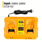 Dewalt Compatible (2 Bay Charger) - 12V/20V Fast Battery Charger