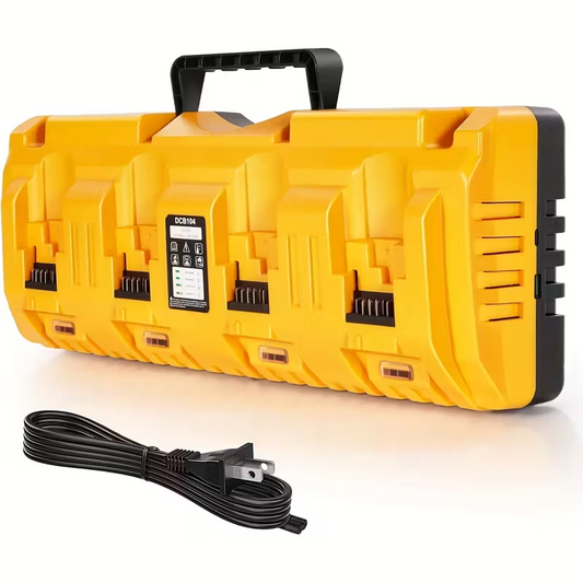 Dewalt Compatible (4 Bay Charger) - 12V/20V Fast Battery Charger