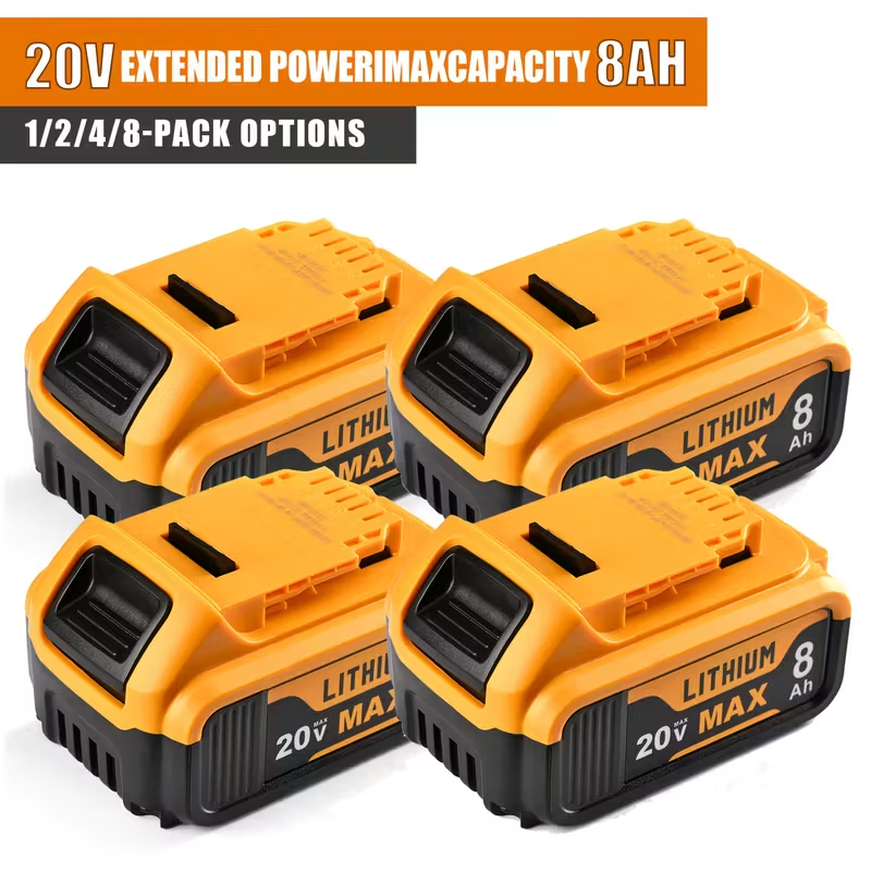 Dewalt Compatible Batteries 20V  -  8Ah