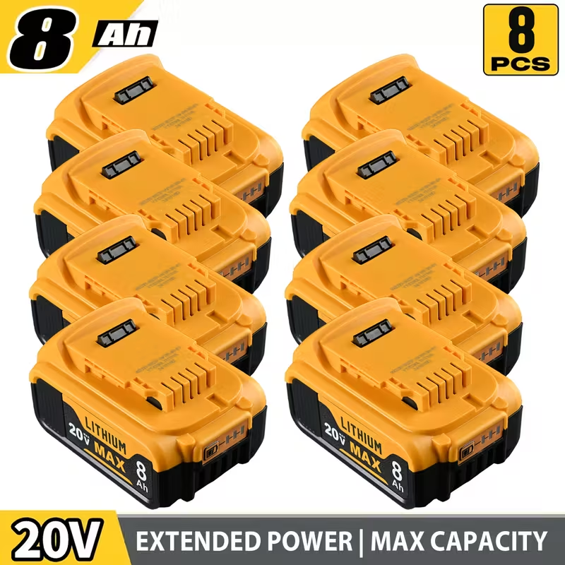 Dewalt Compatible Batteries 20V  -  8Ah