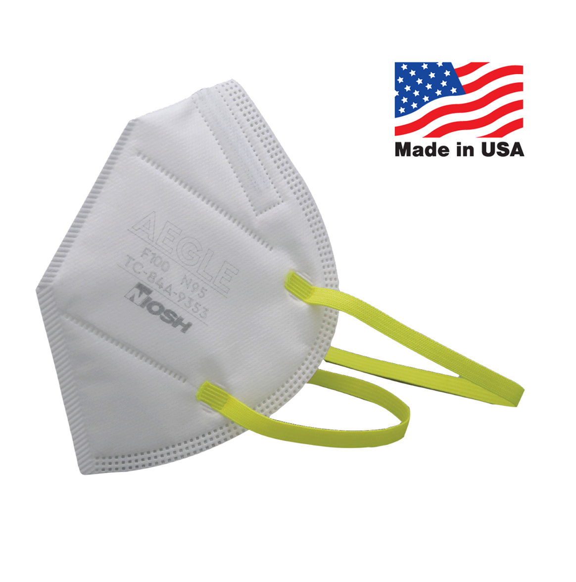 N95 Foldable Mask by AEGLE - NIOSH Approved (MADE IN USA)