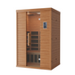 SMART LIFE - SaunaPro - 2 Person Sauna, Spectrum Infrared Sauna for Home with BT and WiFi Control, Indoor Dry Sauna with 5 Heater Panels, Home and Gym