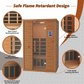 SMART LIFE - SaunaPro - 2 Person Sauna, Spectrum Infrared Sauna for Home with BT and WiFi Control, Indoor Dry Sauna with 5 Heater Panels, Home and Gym