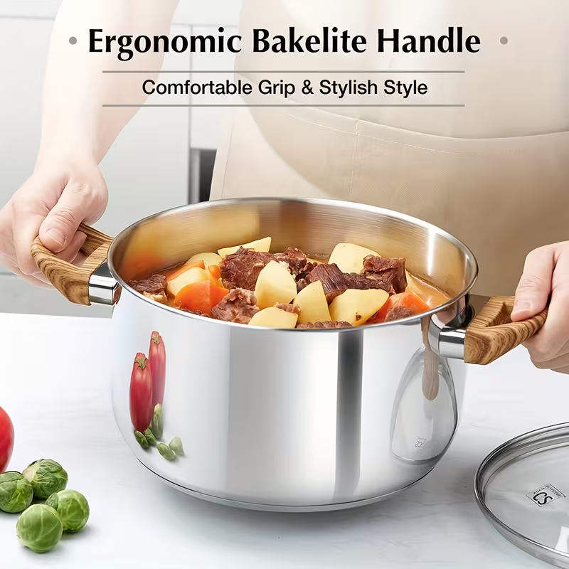 Highest Quality Stainless Steel 11 Piece Cookwear Set (18/10 Stainless Rating)