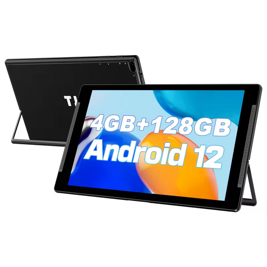 TJD Android 12 Tablet 10.1 Inch Tablets with Stand, 4GB RAM 128GB ROM