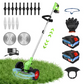 21V 650W Cordless Grass Trimmer, High Power Electric Weed Eater